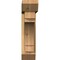 Ekena Millwork Merced Slat Rough Sawn Bracket w/ Offset Brace, Western Red Cedar, 6"W x 24"D x 24"H BKT0604X24X24MRC06RWR - alternate 3